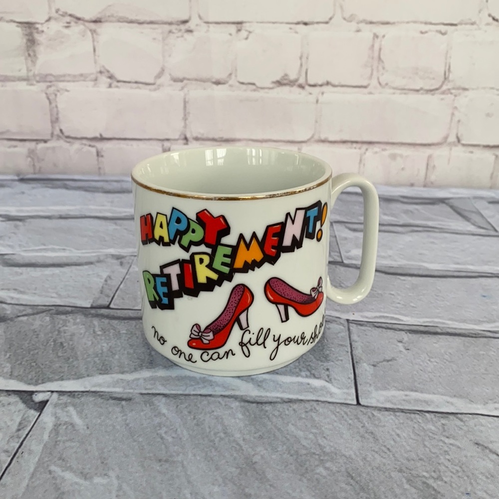 Happy Retirement (lefton) mug